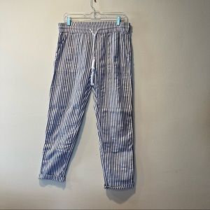 Tommy Bahama brand striped Women’s pants white black spring summer, size small